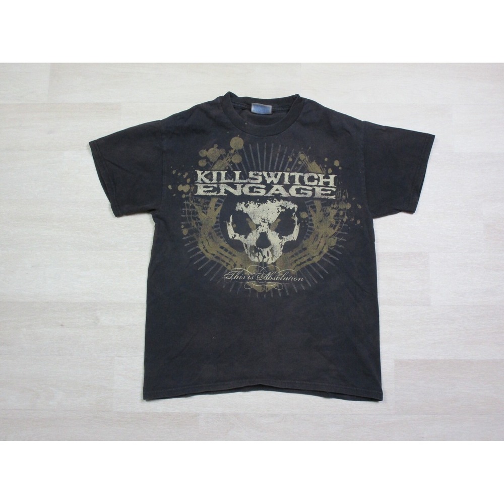 VTG Killswitch Engage Band T Shirt Youth (L) Metalcore Music This is Absolution